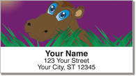 Hungry Hippo Address Labels