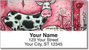 I Love Moo Address Labels