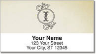 I Monogram Address Labels