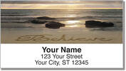 Inspirational Sand Scribbles Address Labels