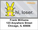 It's Happy Bunny More Insults Address Labels