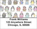 Jen Goode's Penguin Personalities Address Labels