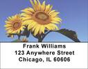 Joyous Sunflowers Address Labels