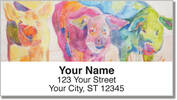 Kay Smith Pig Address Labels