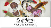 Koi Fish Address Labels