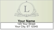 L Monogram Address Labels