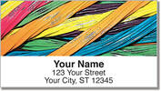 Licorice Rainbow Address Labels