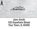 Lung Cancer Awareness Ribbon Address Labels