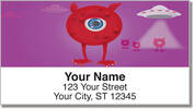 Martian Monster Address Labels