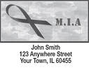MIA Remembrance Ribbon Address Labels