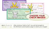 MiCheck It's Happy Bunny Personal Checks