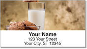 Milk & Cookie Address Labels