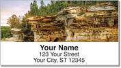 Mineral Streak Address Labels