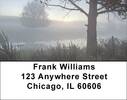 Misty River Morning Address Labels