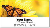 Monarch Butterfly Address Labels