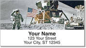 Moon Landing Address Labels