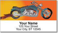Motorcycle Daydream Address Labels