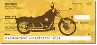 Four cool bikes are featured on these motorcycle personal checks. Click now to see them for yourself!