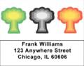 Mushroom Designs Address Labels