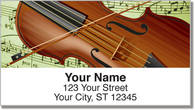 Musical Instrument Address Labels