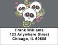 Neon Skulls Address Labels