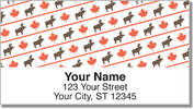 Oh Canada! Address Labels