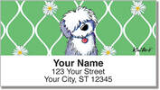 Old English Sheepdog Address Labels