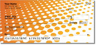 Orange Halftone Checks