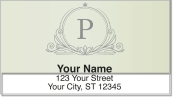 P Monogram Address Labels