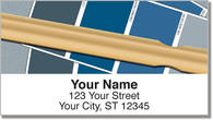 Paint Swatch Address Labels