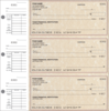 Parchment Desk Set Checks - 1 Box - Duplicates