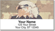 Patriotic Eagle Address Labels