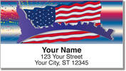 Patriotic Party Address Labels