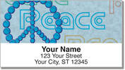 Peace Sign Address Labels