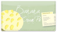 Pie Recipe Checkbook Cover