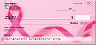 Show your support and raise breast cancer awareness with these inspirational personal checks!