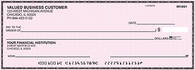 Pink Safety Business Pocket Checks