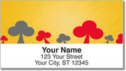 Playing Card Address Labels
