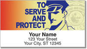 Police Force Address Labels