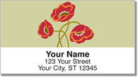 Poppy Dance Address Labels