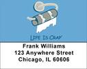 Potty Humor Life Is Crap Address Labels