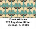 Pug Wallpaper Address Labels