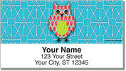 Puma Colorful Owls Address Labels