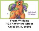 Purple and Green Mix - My Little Demon Address Labels
