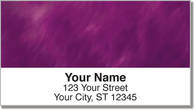 Purple Light Wave Address Labels