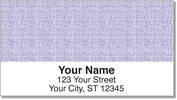 Purple Linen Address Labels