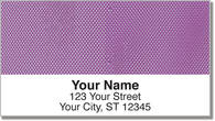 Purple Mesh Address Labels