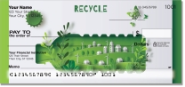Click to see cool checks that will remind you to take care of the planet and recycle!