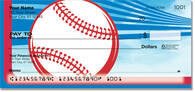 Take a swing at these cool baseball checks in red and blue. Get sports checks online!
