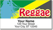 Reggae Music Address Labels